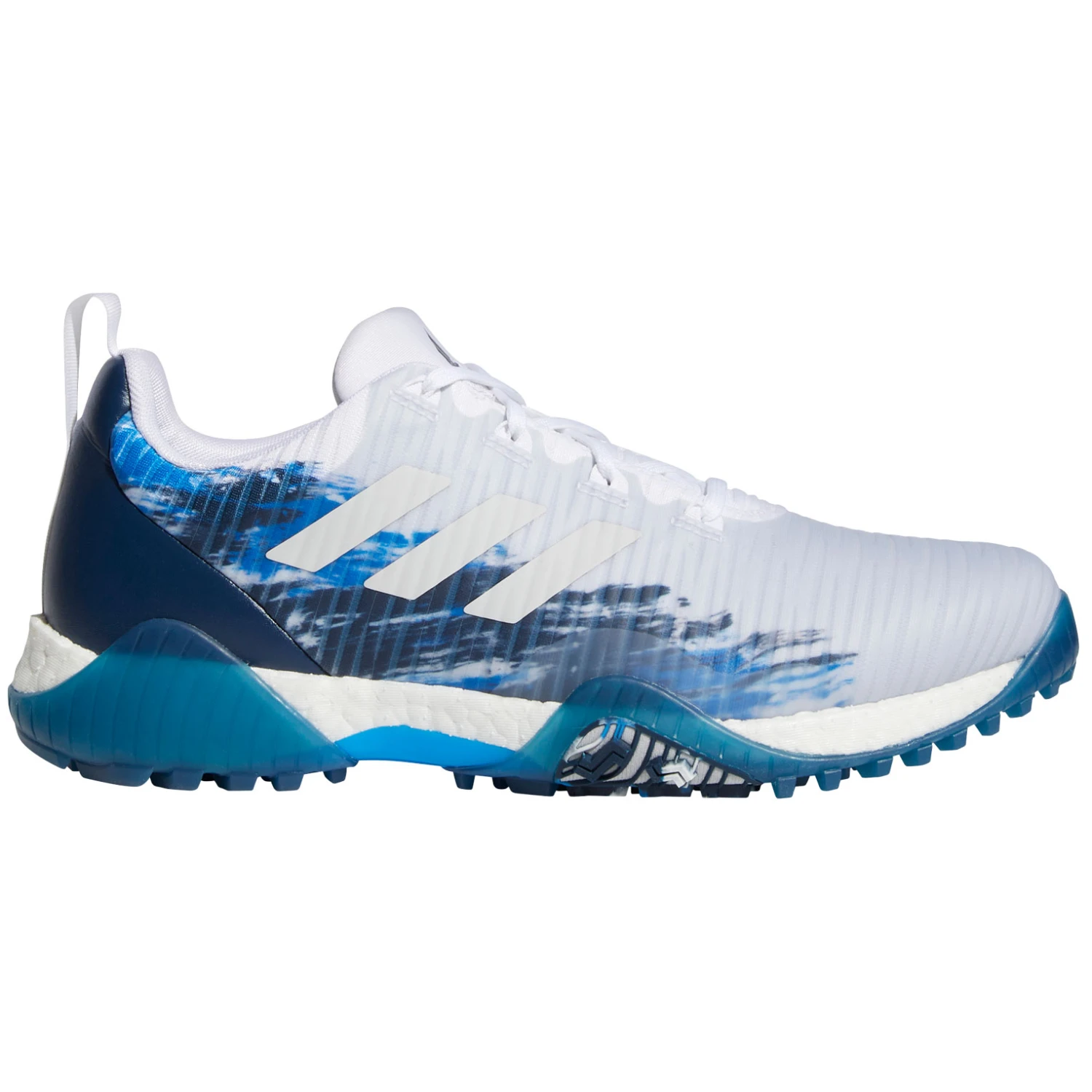 Adidas Code Chaos Golf Shoes - White/Grey/Navy 3 Adidas Code Chaos Golf Shoes - White/Grey/Navy