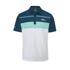 Oscar Jacobson Dodman Polo (White & Aqua)
