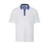 Farah Frankston Polo Shirt (Light Blue & Dusky Blue) 2 Farah Frankston Polo Shirt (Light Blue & Dusky Blue) -Golf Shop Farah Frankston Polo Shirt Light Blue Dusky Blue 1