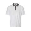 Farah Frankston Polo Shirt (White & Dark Shadow) -Golf Shop Farah Frankston Polo Shirt White Dark Shadow 1