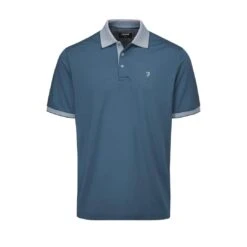 Farah Kervin Polo Shirt (Farah Teal & White)