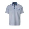 Farah Nelson Polo Shirt (Dusky Blue & Light Blue)