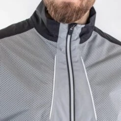 Galvin Green Albert Waterproof Jacket (Sharkskin, Black & White) -Golf Shop Galvin Green Albert Waterproof Jacket Sharkskin Black White5 450x450 1