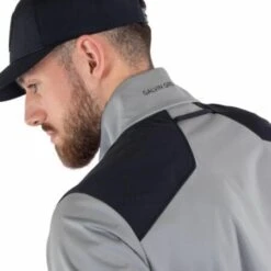 Galvin Green Lyle Windproof Jacket (Sharkskin & Black) -Golf Shop Galvin Green Lyle Windproof Jacket Sharkskin Black10 450x450 1