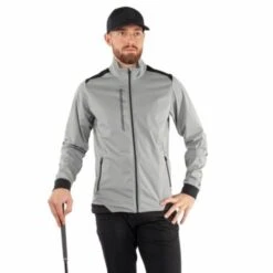 Galvin Green Lyle Windproof Jacket (Sharkskin & Black) -Golf Shop Galvin Green Lyle Windproof Jacket Sharkskin Black4 450x450 1