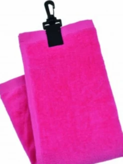 Masters Plain Velour Tri Fold Golf Towel -Golf Shop IMG 2723 1