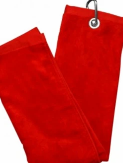 Masters Plain Velour Tri Fold Golf Towel