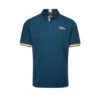 Oscar Jacobson Durham Tour Polo (Teal & Ochre)