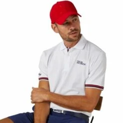 Oscar Jacobson Durham Tour Polo (White & Navy) -Golf Shop Oscar Jacobson DURHAM tour polo WhiteNavy 3jpg 450x450 1