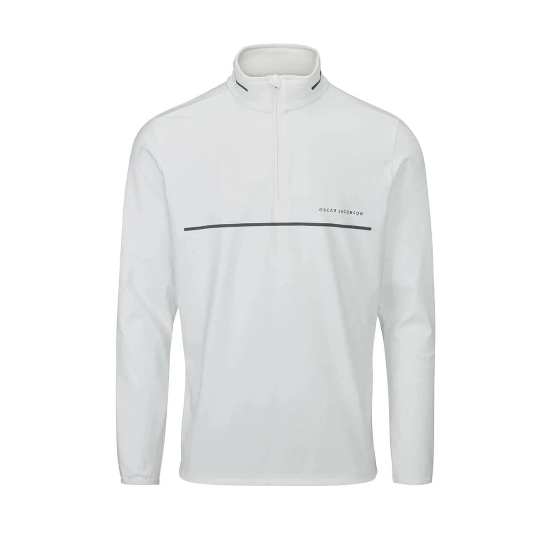 Oscar Jacobson Darwin Midlayer (White & Pewter) 3 Oscar Jacobson Darwin Midlayer (White & Pewter)