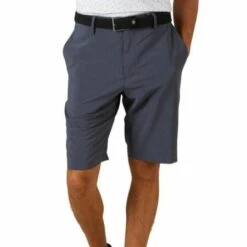 Oscar Jacobson Davenport Shorts (Charcoal) -Golf Shop Oscar Jacobson Davenport Grey 3 450x450 1