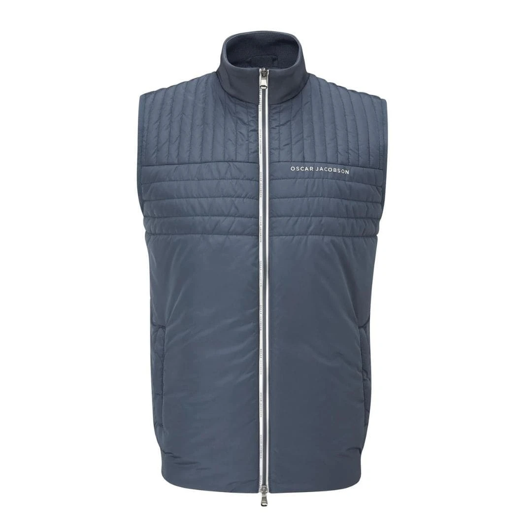 Oscar Jacobson Hodgson Padded Gilet (Blue) 3 Oscar Jacobson Hodgson Padded Gilet (Blue)
