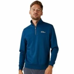 Oscar Jacobson Trent Tour Midlayer (Teal) -Golf Shop Oscar Jacobson Trent Tour Teal 3 450x450 1