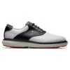 FootJoy Traditions Spikeless Golf Shoe - White/Black/Grey -Golf Shop Traditions Spikeless Golf Shoe White Black Grey