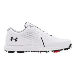 Under Armour Charged Draw Golf Shoes (White)