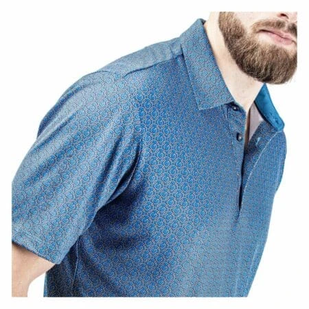 Galvin Green Mauro Breathable Short Sleeve Shirt (Blue/White) 7 Galvin Green Mauro Breathable Short Sleeve Shirt (Blue/White) - Image 5