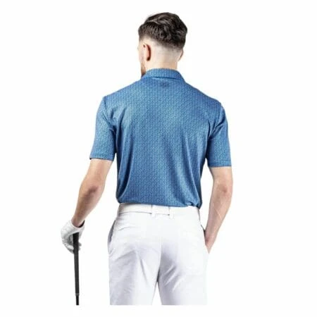 Galvin Green Mauro Breathable Short Sleeve Shirt (Blue/White) 8 Galvin Green Mauro Breathable Short Sleeve Shirt (Blue/White) - Image 6