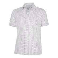 Galvin Green Mark Breathable Short Sleeve Shirt (Grey/ White)