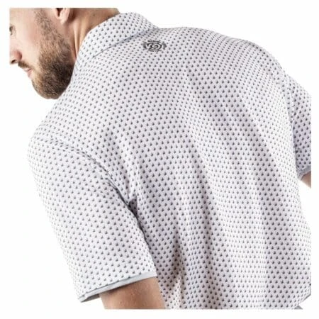 Galvin Green Mark Breathable Short Sleeve Shirt (Grey/ White) 6 Galvin Green Mark Breathable Short Sleeve Shirt (Grey/ White) - Image 4