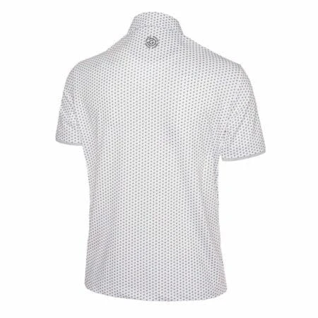 Galvin Green Mark Breathable Short Sleeve Shirt (Grey/ White) 4 Galvin Green Mark Breathable Short Sleeve Shirt (Grey/ White) - Image 2