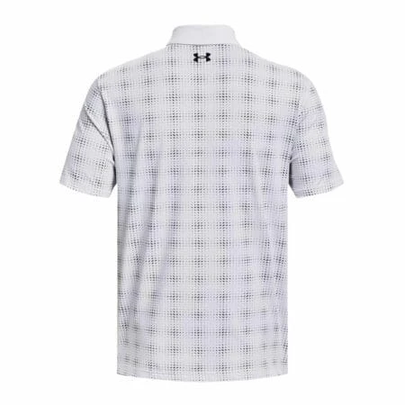 Mens Under Armour Playoff 3.0 Printed Polo (White/Navy) 4 Mens Under Armour Playoff 3.0 Printed Polo (White/Navy) - Image 2