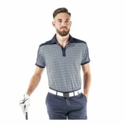 Galvin Green Millard Breathable Short Sleeve Shirt (Navy/White) -Golf Shop Untitled design 78 450x450 1