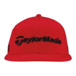 TaylorMade Tour Flatbill Cap (Red) 12 TaylorMade Tour Flatbill Cap (Red) -Golf Shop flatbill red 3 450x450 1