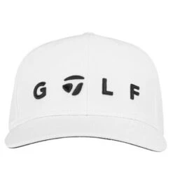 TaylorMade Lifestyle Adjustment Golf Logo Cap (White) -Golf Shop life adj white 3 450x450 1