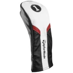 Taylormade Driver Headcover (Black, White & Red)