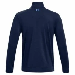 Under Armour Storm Midlayer Half-Zip (Navy Academy, Victory Blue & White) -Golf Shop under armour storm midlayer half zip back view 1370119 410 2 450x450 1